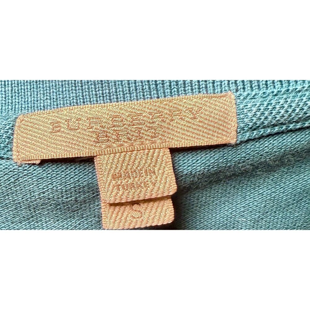 Burberry Brit Polo Shirt in Teal, Mens Small - Picture 3 of 4